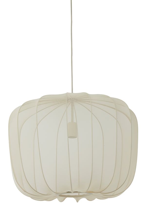 Plumeria Large Wide Hanging Lamp - Sand Finish