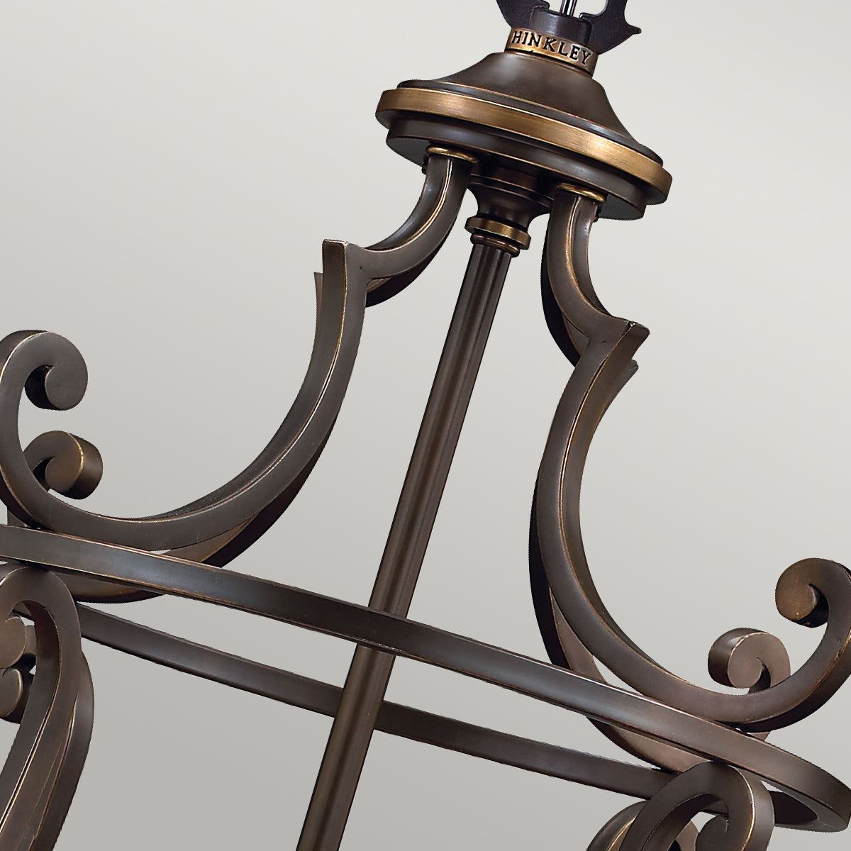 Plymouth 4Lt Double Height Ceiling Light - Olde Bronze Finish