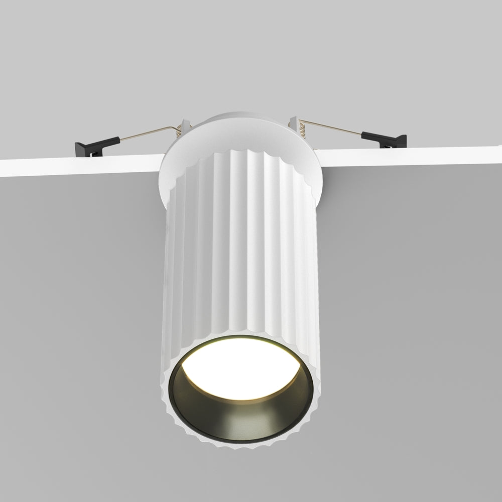Calipso 10W Recessed Light- Brass/ Black/ White Finish