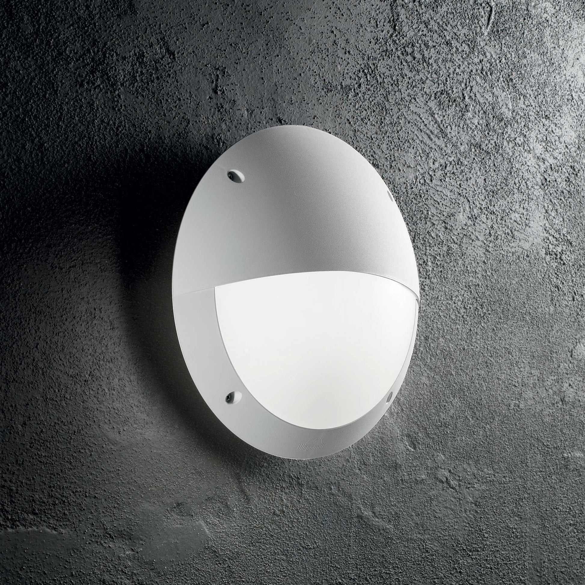Polar Wall Light - White/Black Finish - Cusack Lighting