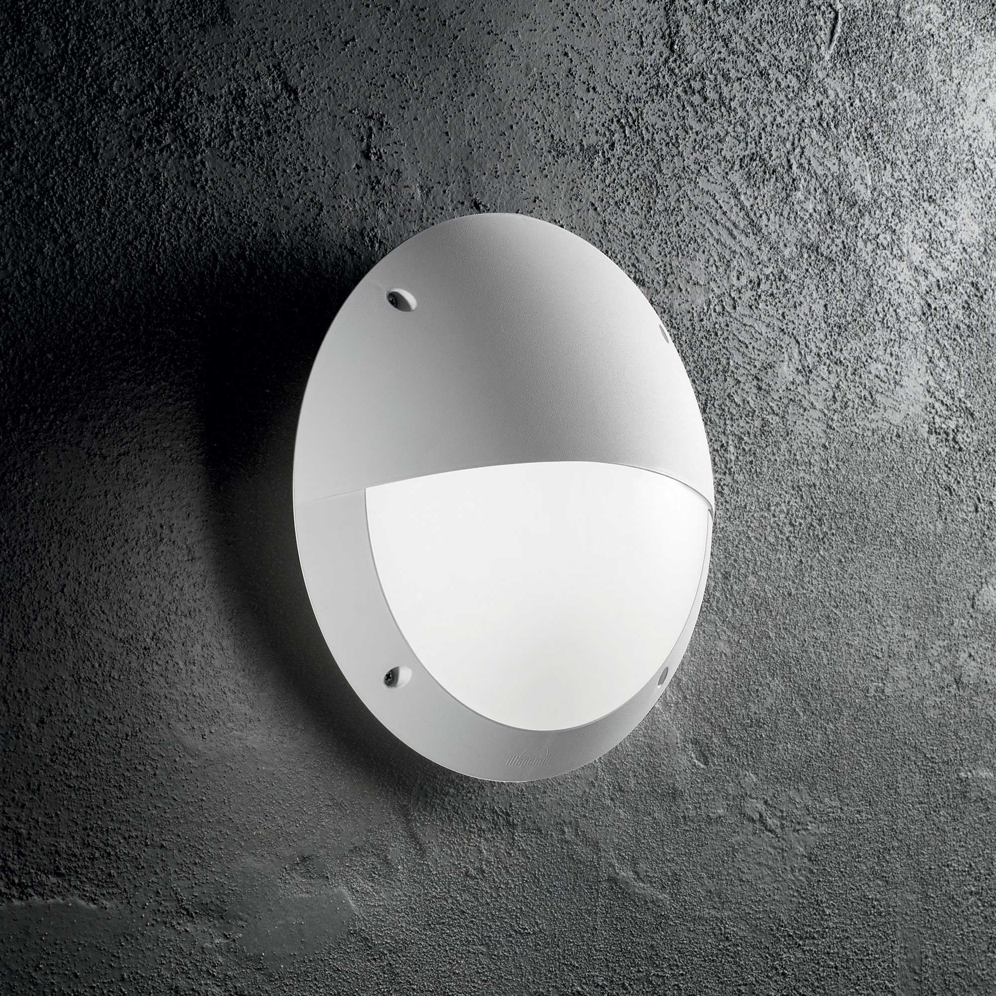 Polar Wall Light - White/Black Finish - Cusack Lighting