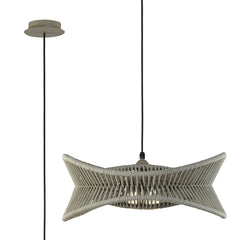 Polinesia  19cm/ 31cm/ 60cm Pendant E27, IP44, Beige Oscu, 2yrs Warranty