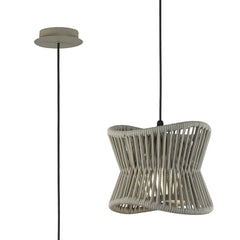 Polinesia  19cm/ 31cm/ 60cm Pendant E27, IP44, Beige Oscu, 2yrs Warranty