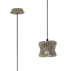 Polinesia  19cm/ 31cm/ 60cm Pendant E27, IP44, Beige Oscu, 2yrs Warranty