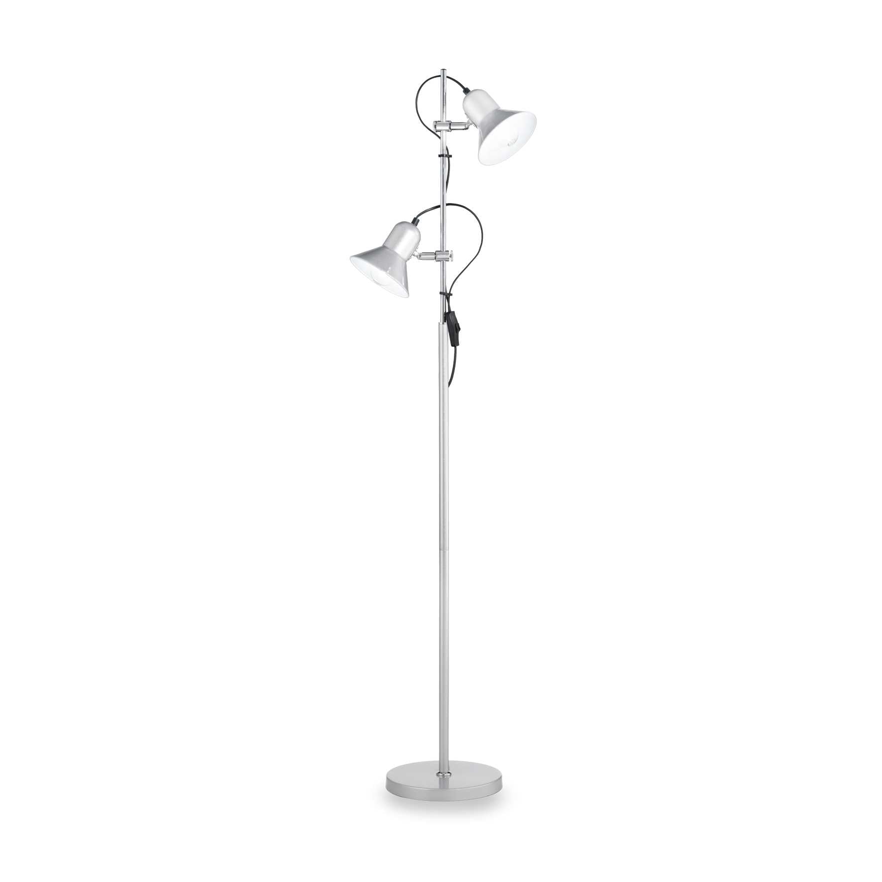 Polly Table Lamp - Silver/Chrome/Black Finish - Cusack Lighting