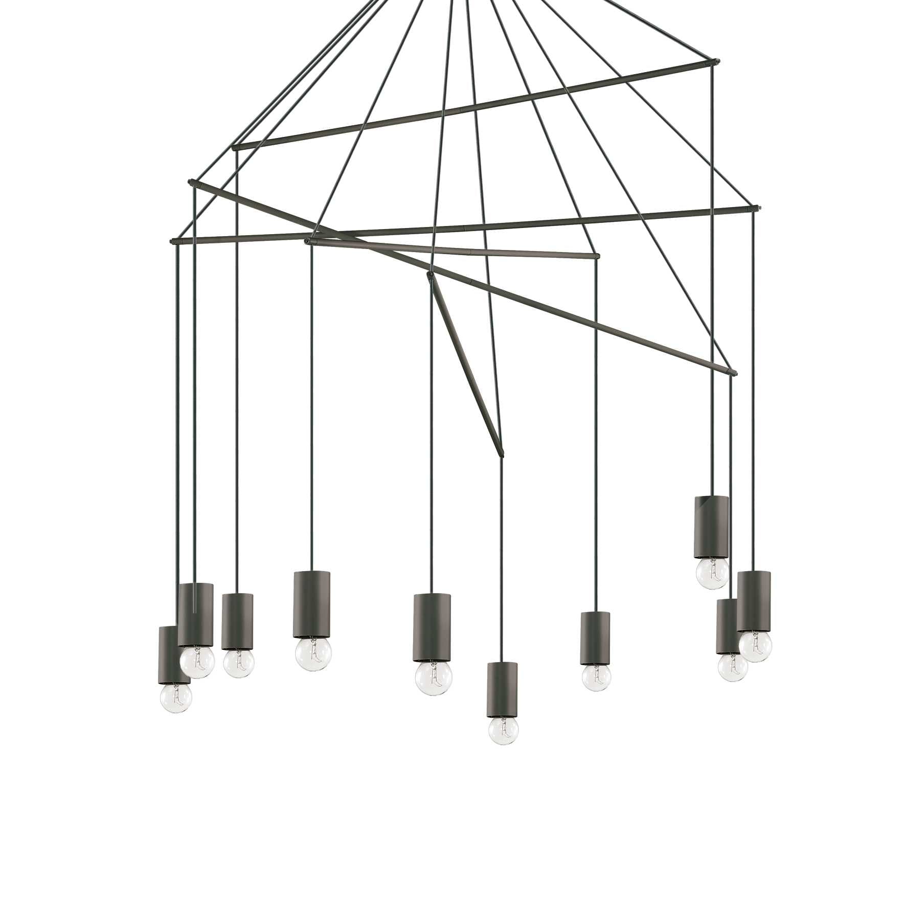 Pop Centre Ceiling Light - Black Finish - Cusack Lighting