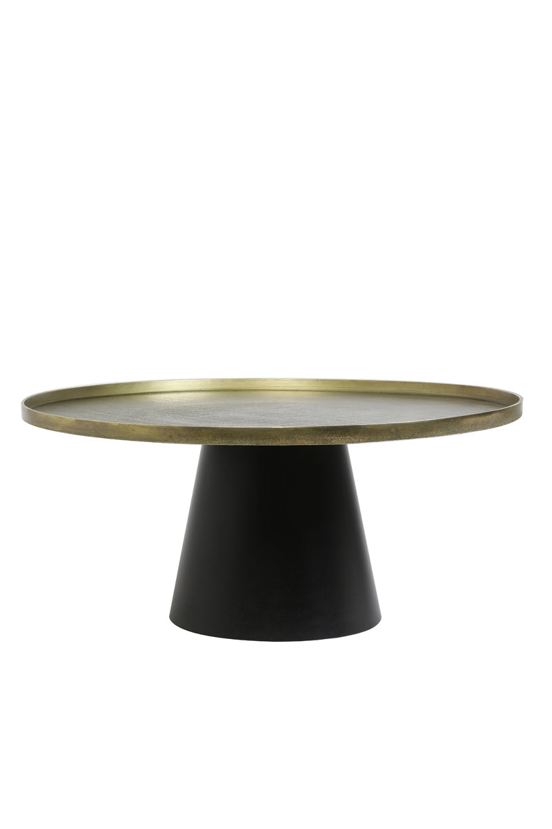 Popeta Coffee Table - Antique Bronze Finish
