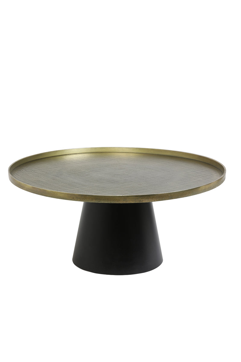 Popeta Coffee Table - Antique Bronze Finish