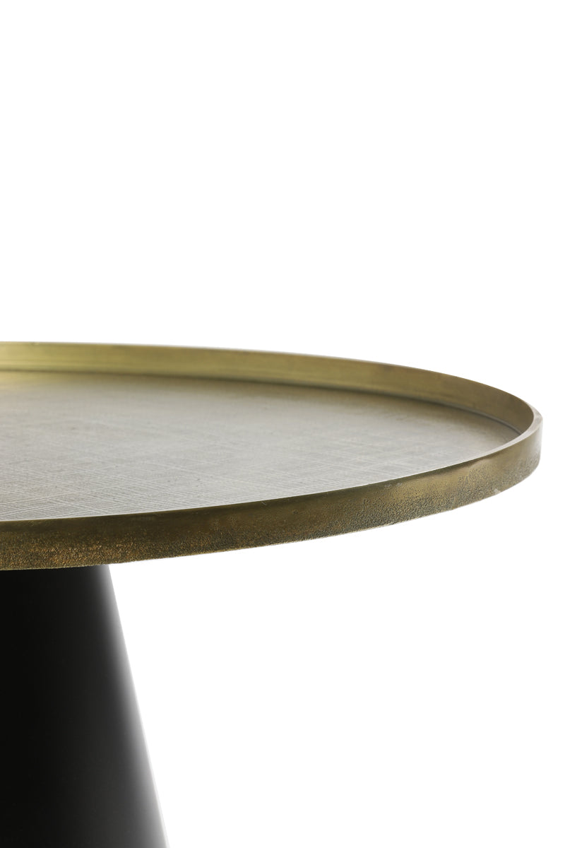 Popeta Coffee Table - Antique Bronze Finish