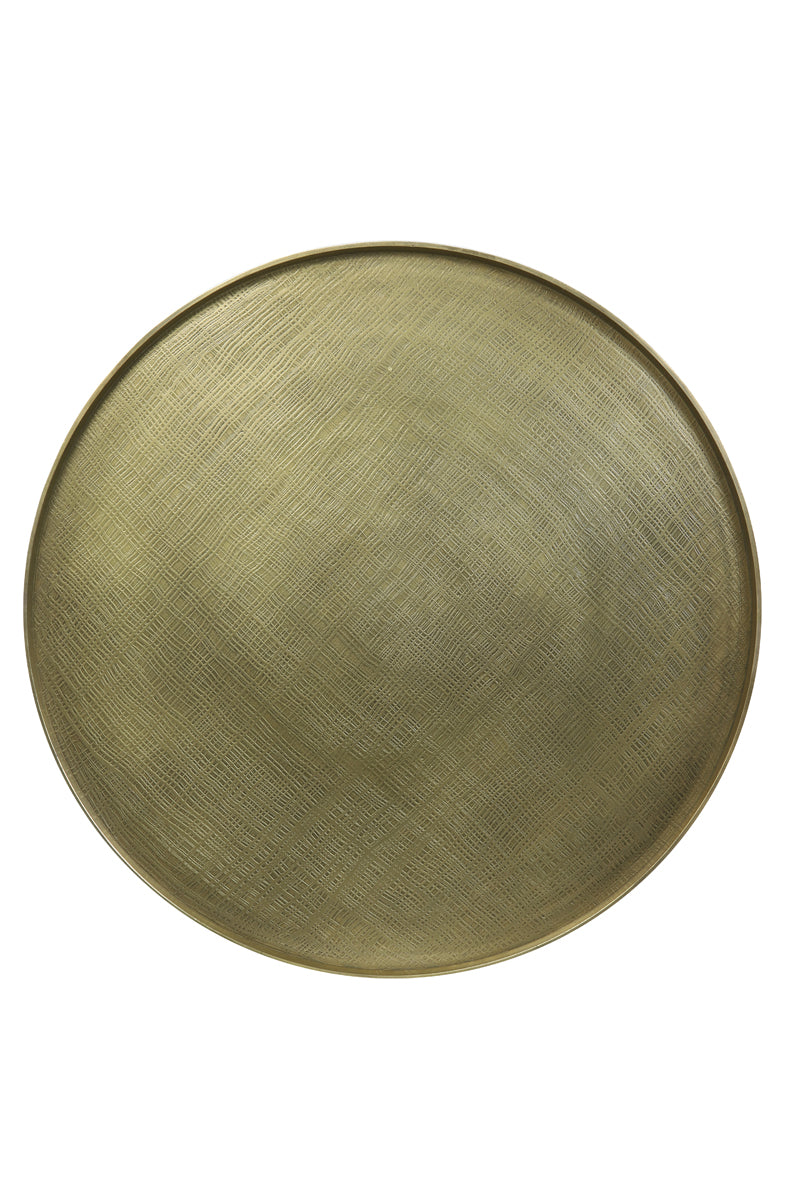 Popeta Coffee Table - Antique Bronze Finish