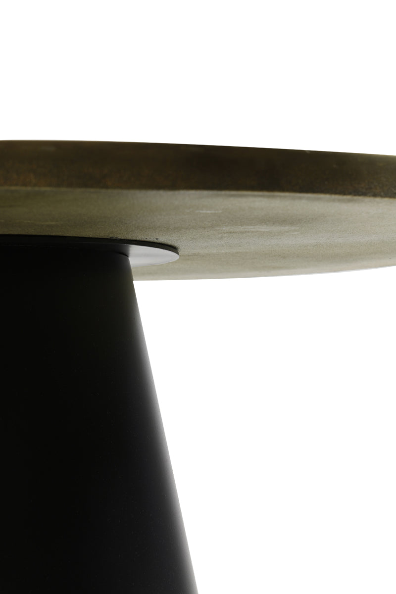 Popeta Coffee Table - Antique Bronze Finish