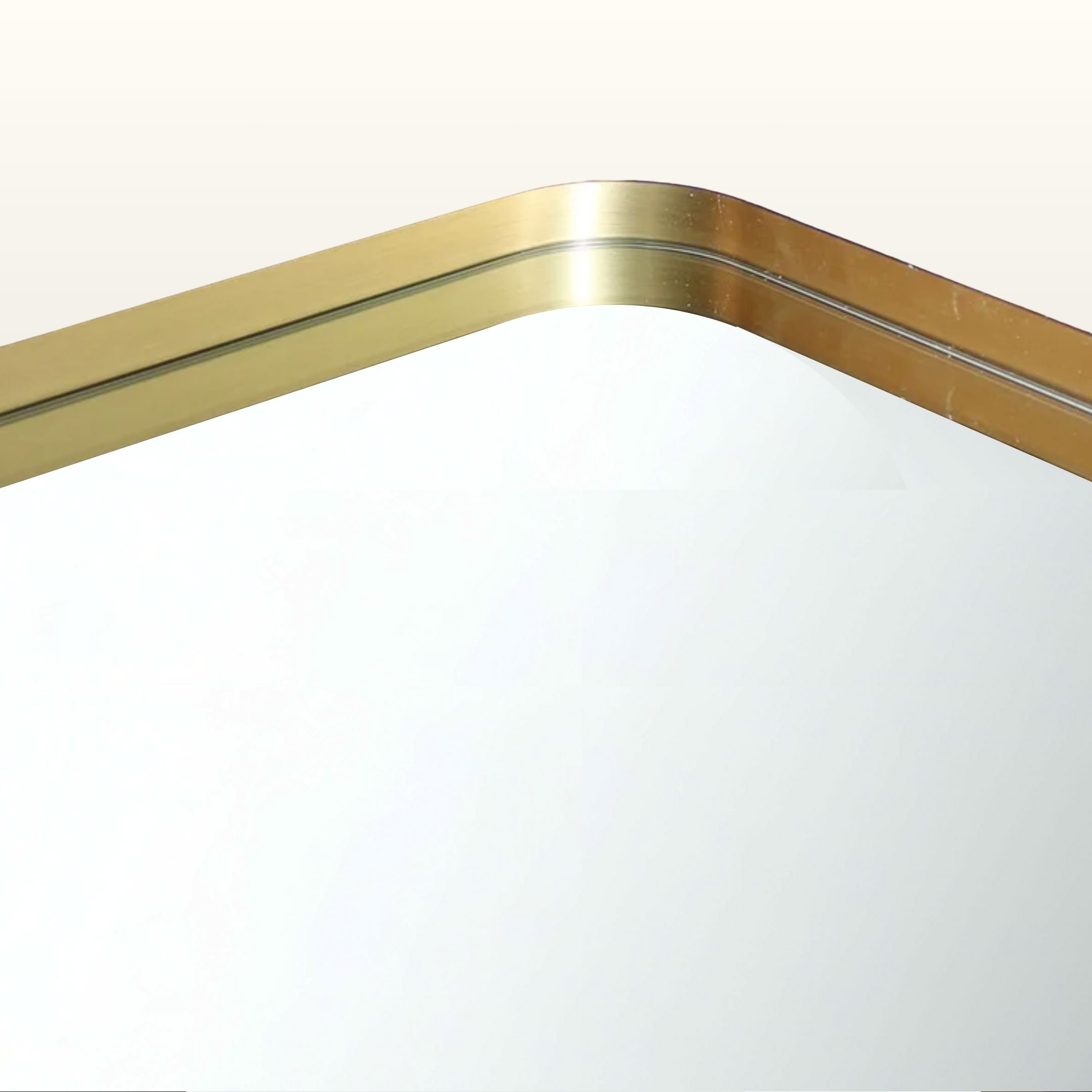 Portland Rectangular/ Round/ Oval Gold Mirror- Various Sizes