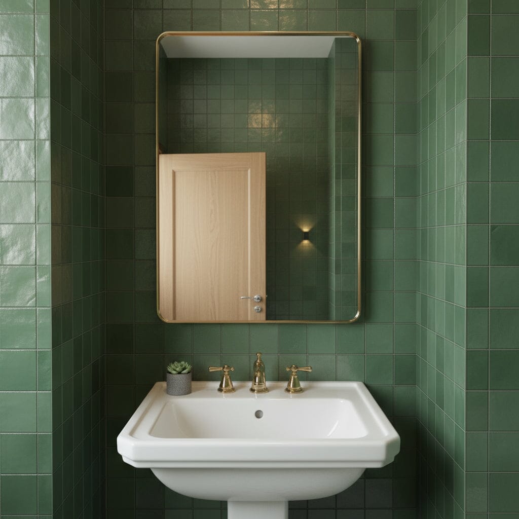 Portland Rectangular/ Round/ Oval Gold Mirror- Various Sizes