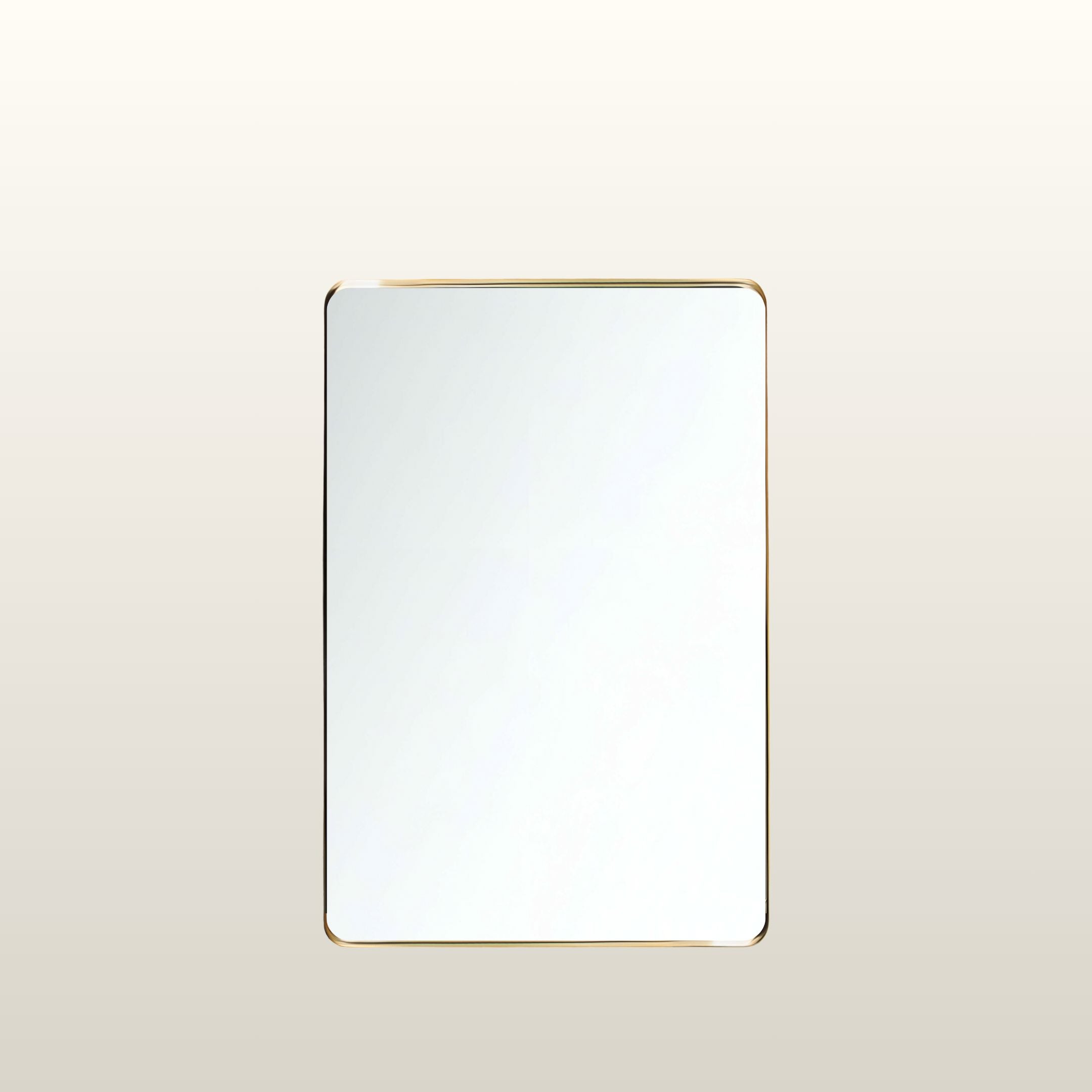 Portland Rectangular/ Round/ Oval Gold Mirror- Various Sizes