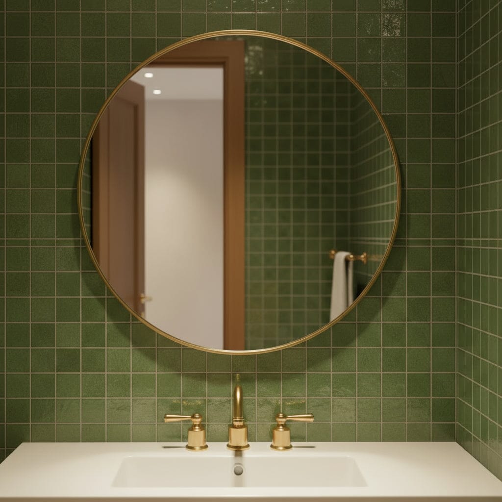 Portland Rectangular/ Round/ Oval Gold Mirror- Various Sizes