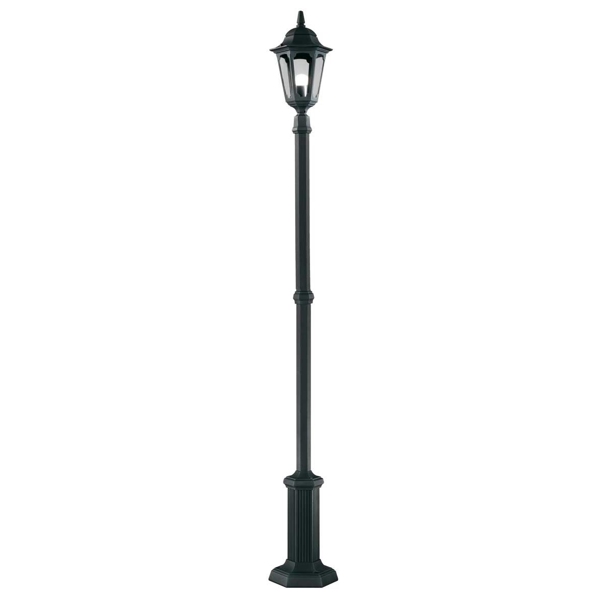 Parish 1/2Lt Lamp Post - Black IP44  E27