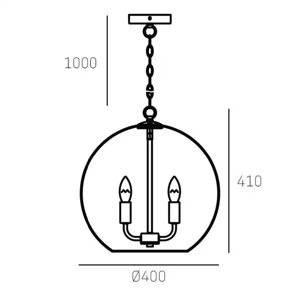 Prague Glass Pendant - Various Styles