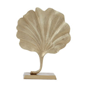 PRATO LEAF SCULPTURE - Gold Finish