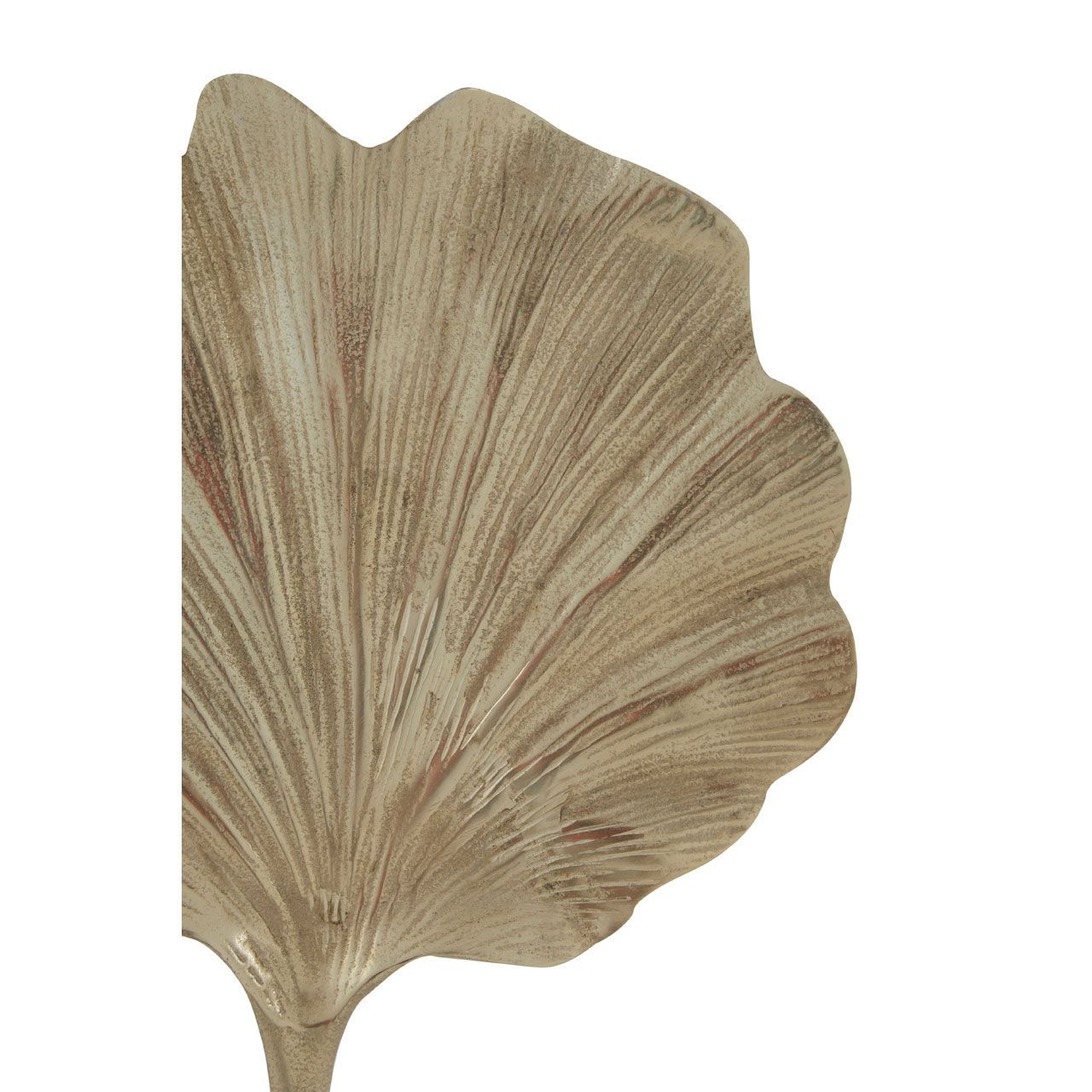 PRATO LEAF SCULPTURE - Gold Finish