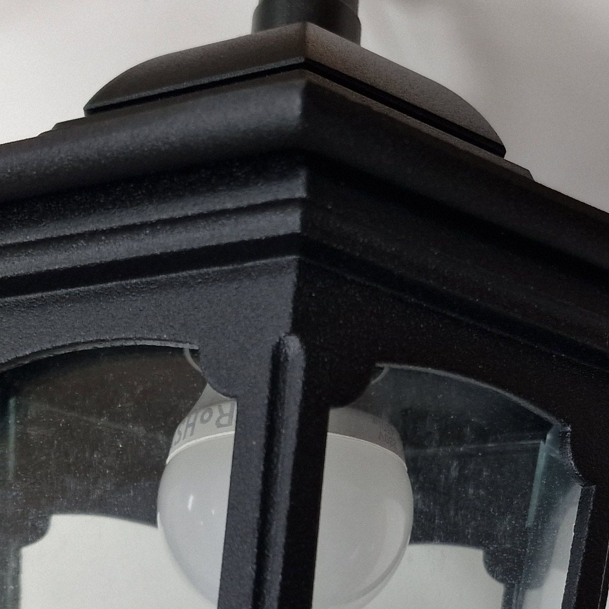 Parish 1 Medium/Large Light Chain Lantern - Black IP44 E27