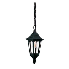 Parish 1 Medium/Large Light Chain Lantern - Black IP44 E27