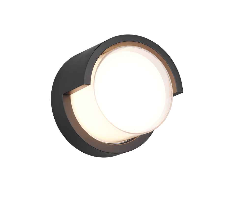Puno Black Matt  IP54 Outdoor Led Light 