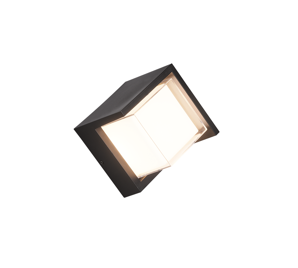 Puno Black Matt  IP54 Outdoor Led Light 