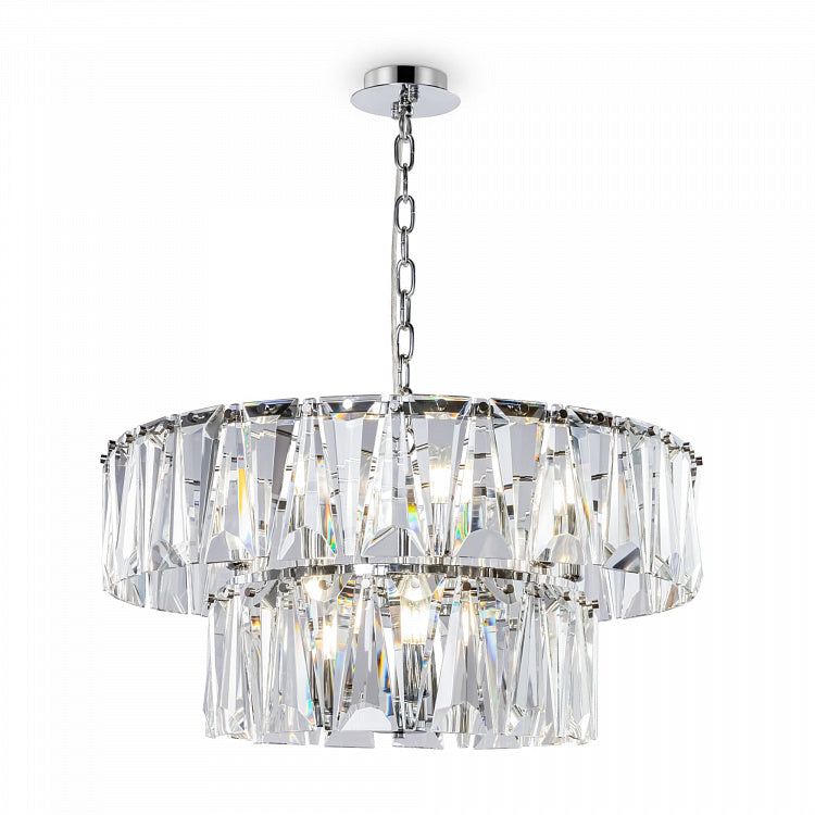 MAYTONI | 12lt Pendant Lamp Puntes | Chrome/Glass - Cusack Lighting