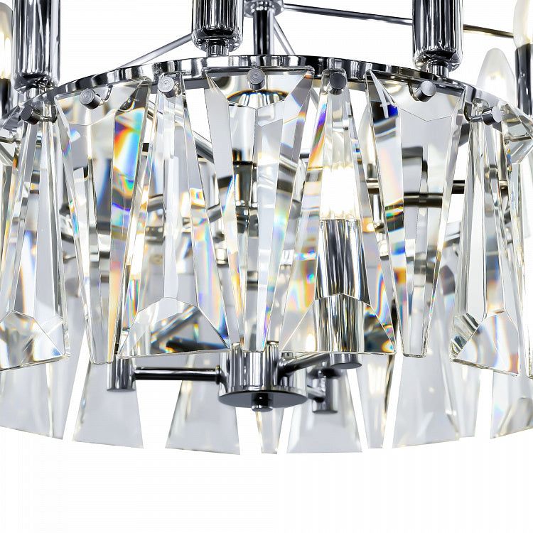 MAYTONI | 12lt Pendant Lamp Puntes | Chrome/Glass - Cusack Lighting