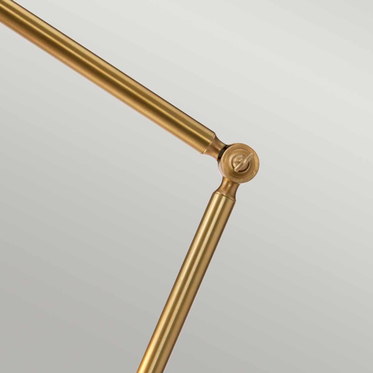 Provence 1 Light Floor Lamp In Various Finishes Brass E27