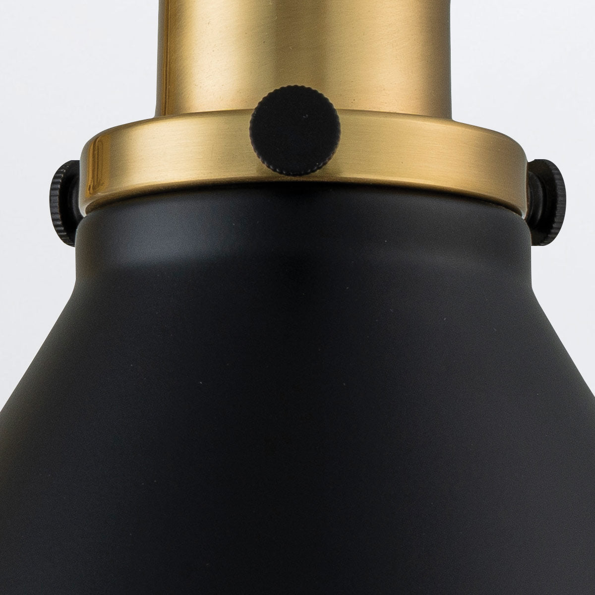 Provence 1 Light Wall Light - Aged Brass &amp; Matte Black E27