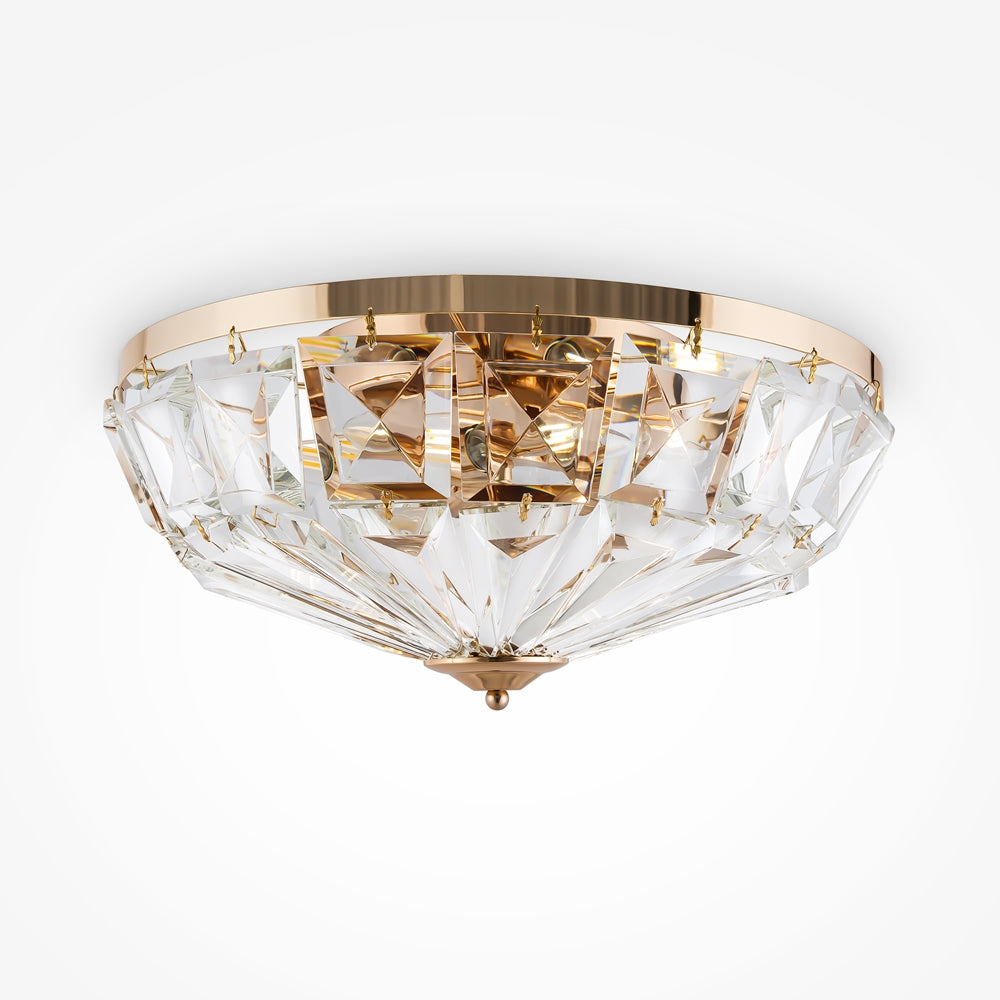 Facet 4/6lt Flush Ceiling Light