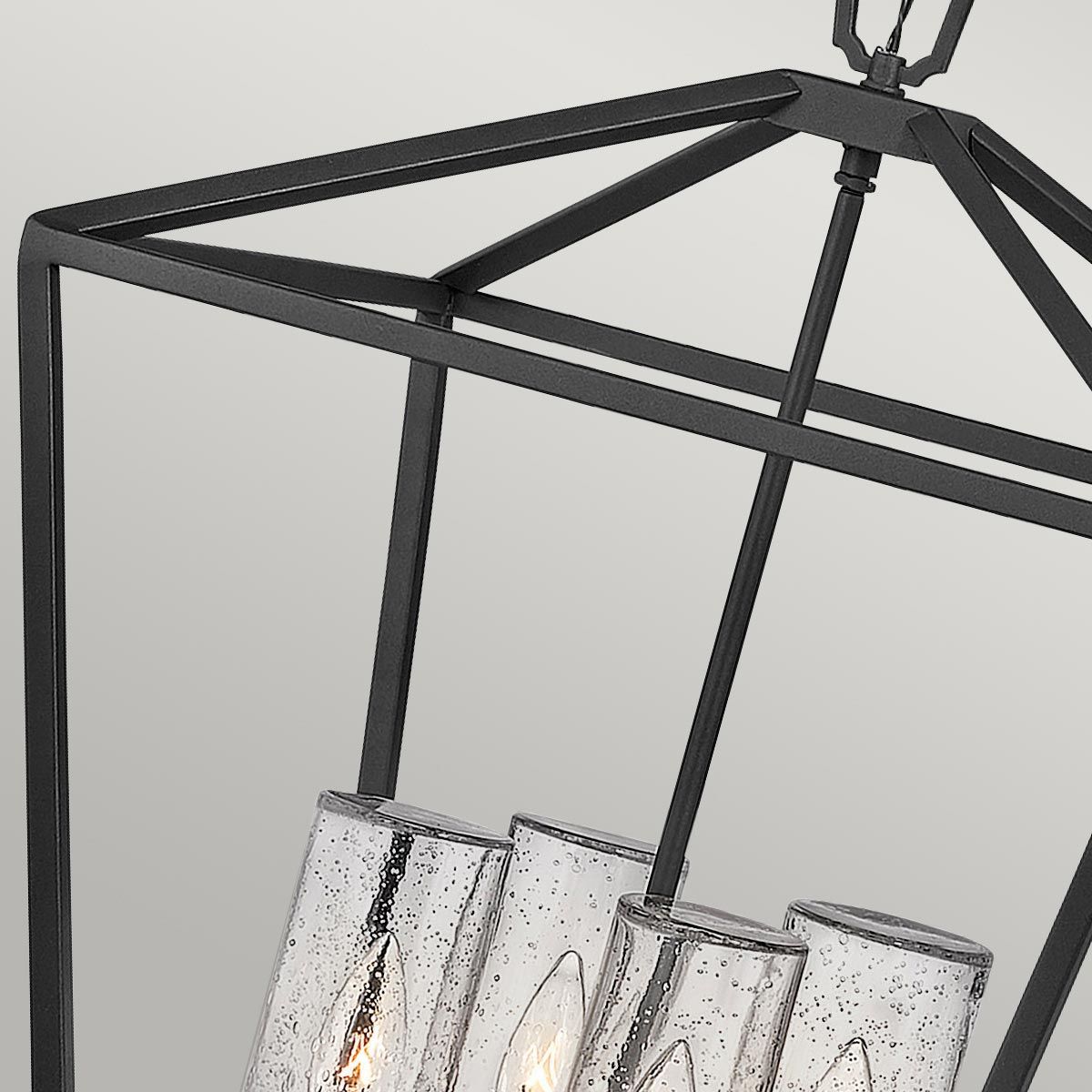 Alford Place 4 Light Outdoor Pendant - Museum Black IP44 E14