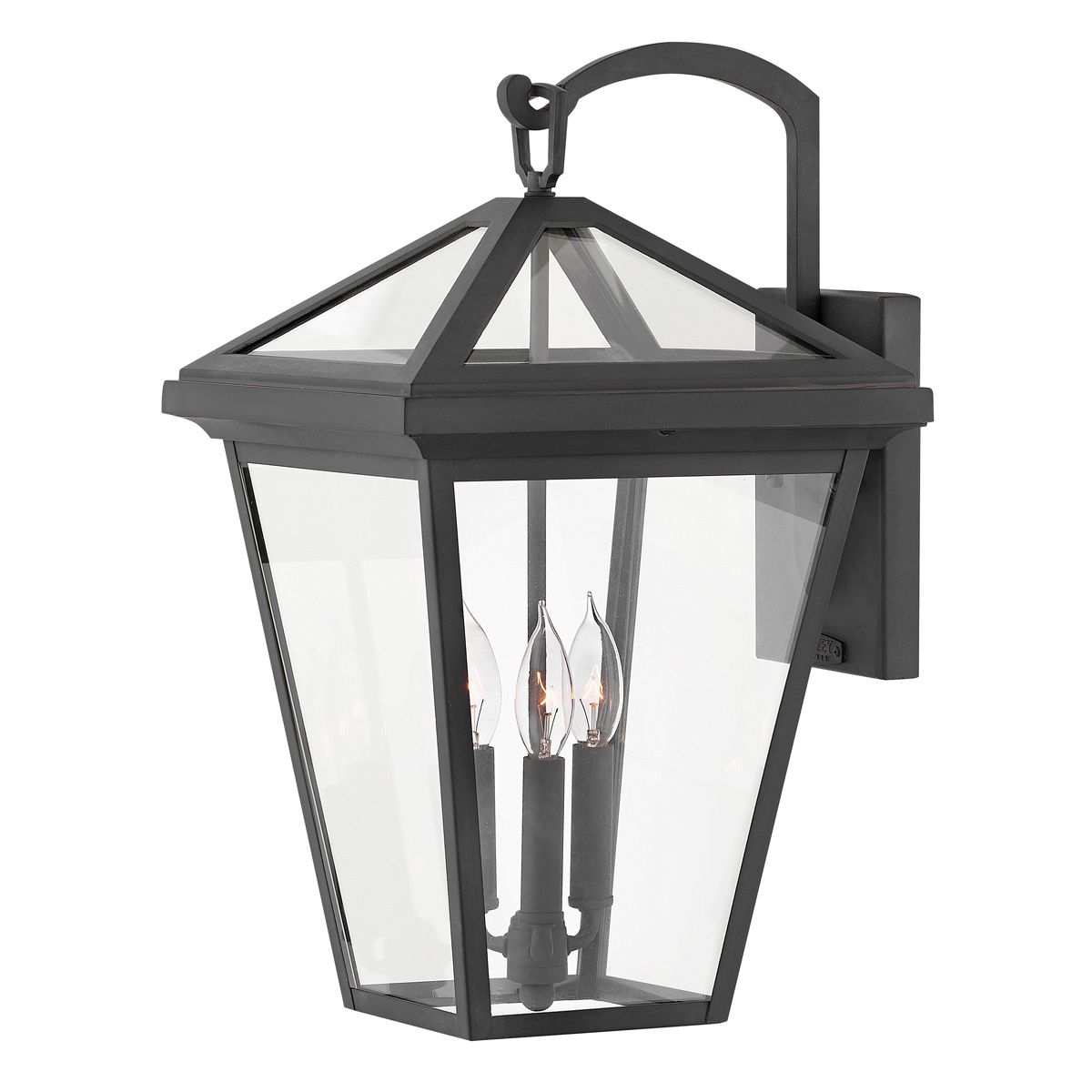 Alford Place 2/3Lt Small/Medium/Large Outdoor Wall Lantern - Museum Black E14 IP44