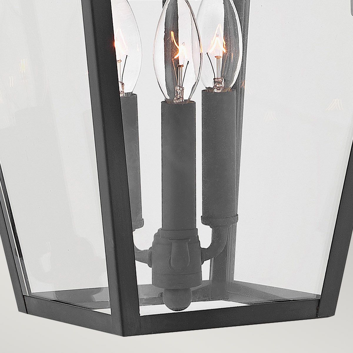 Alford Place 2/3Lt Small/Medium/Large Outdoor Wall Lantern - Museum Black E14 IP44