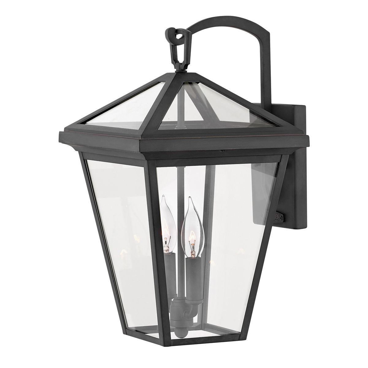 Alford Place 2/3Lt Small/Medium/Large Outdoor Wall Lantern - Museum Black E14 IP44