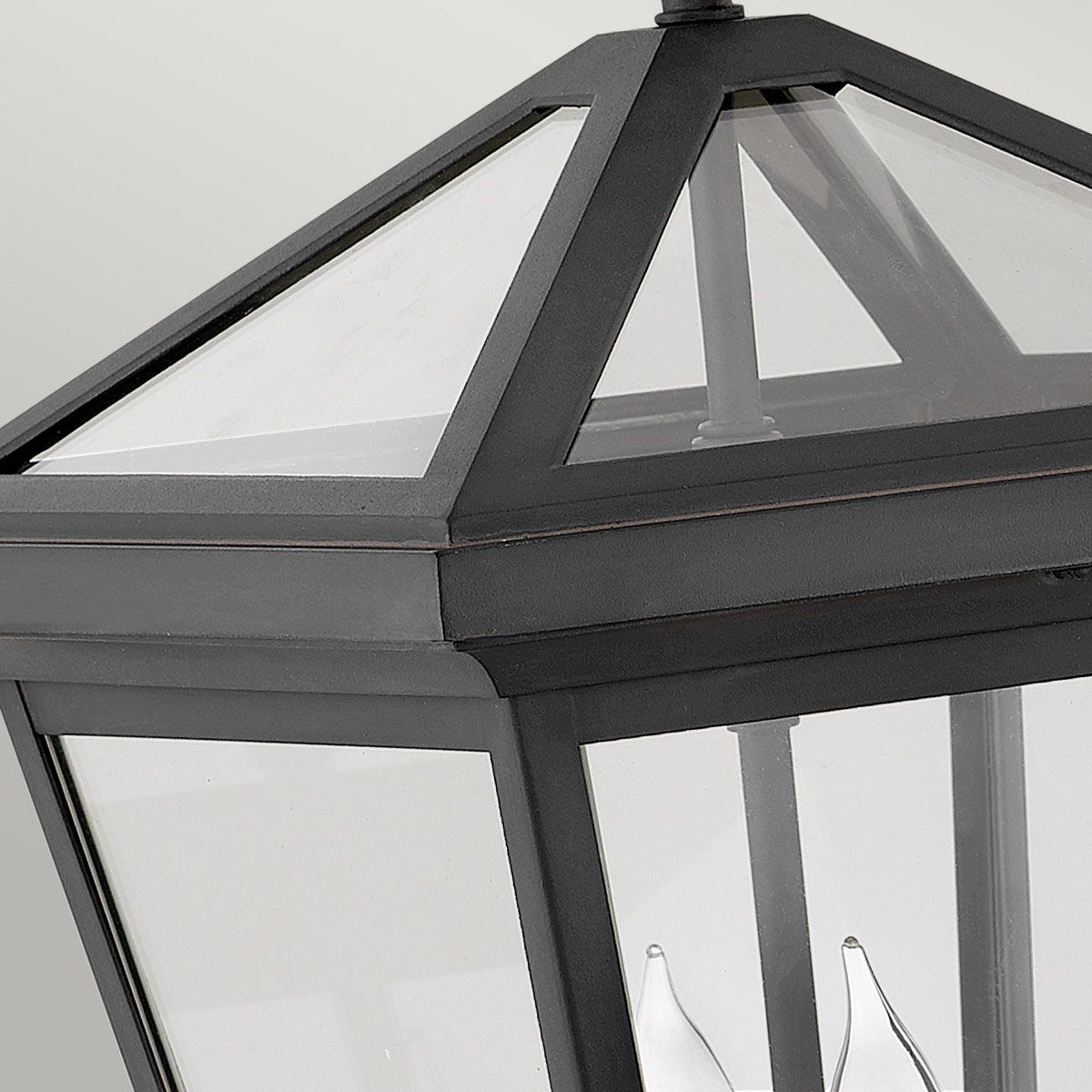 Alford Place 2/3Lt Small/Medium/Large Outdoor Wall Lantern - Museum Black E14 IP44