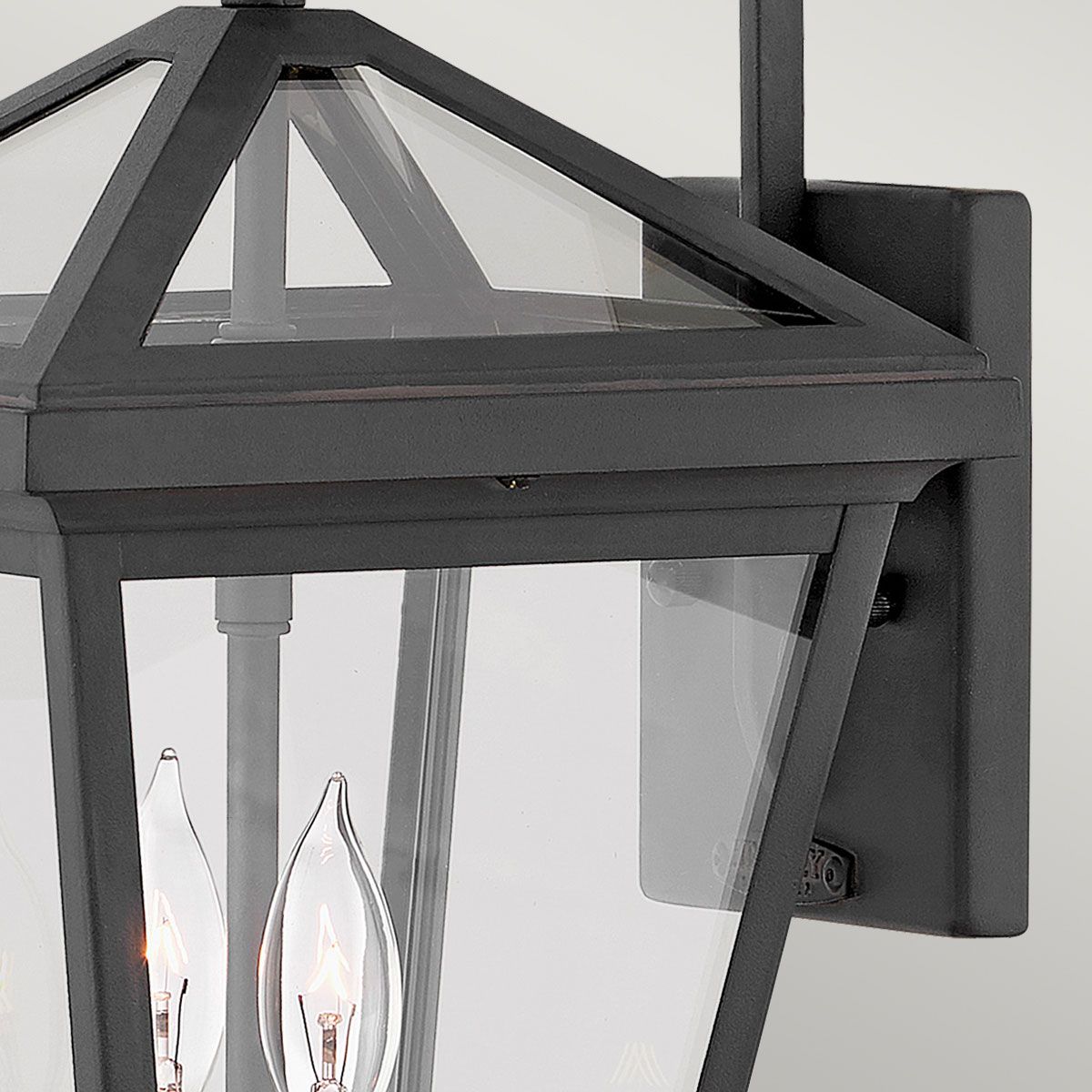 Alford Place 2/3Lt Small/Medium/Large Outdoor Wall Lantern - Museum Black E14 IP44