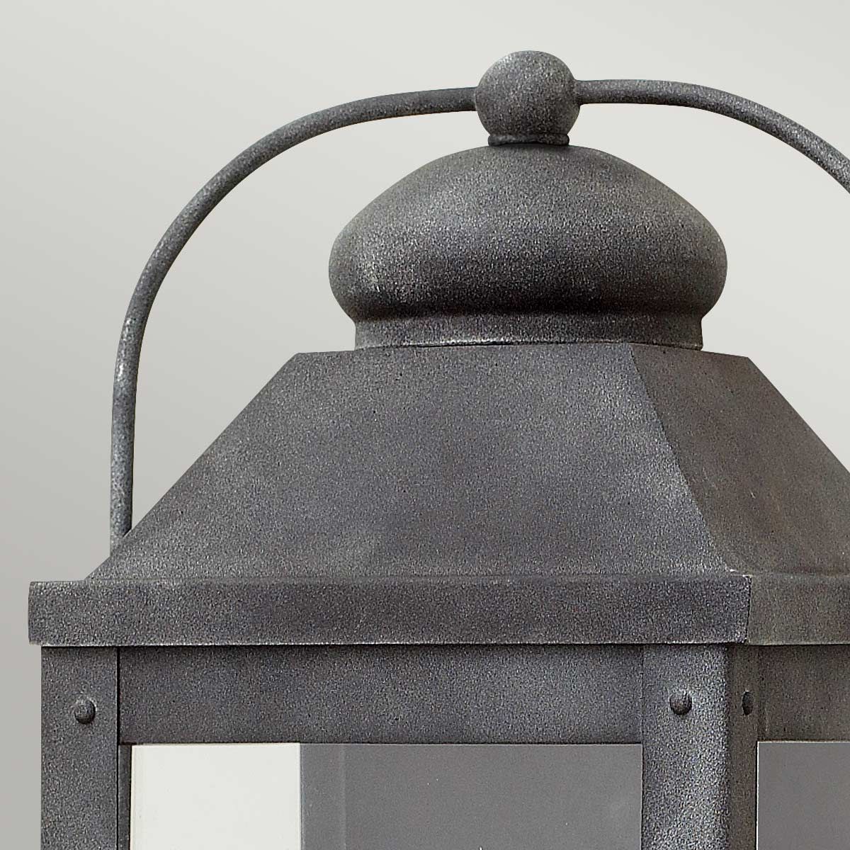 Anchorage 1/2Lt Wall Lantern - Aged Zinc E27 IP44