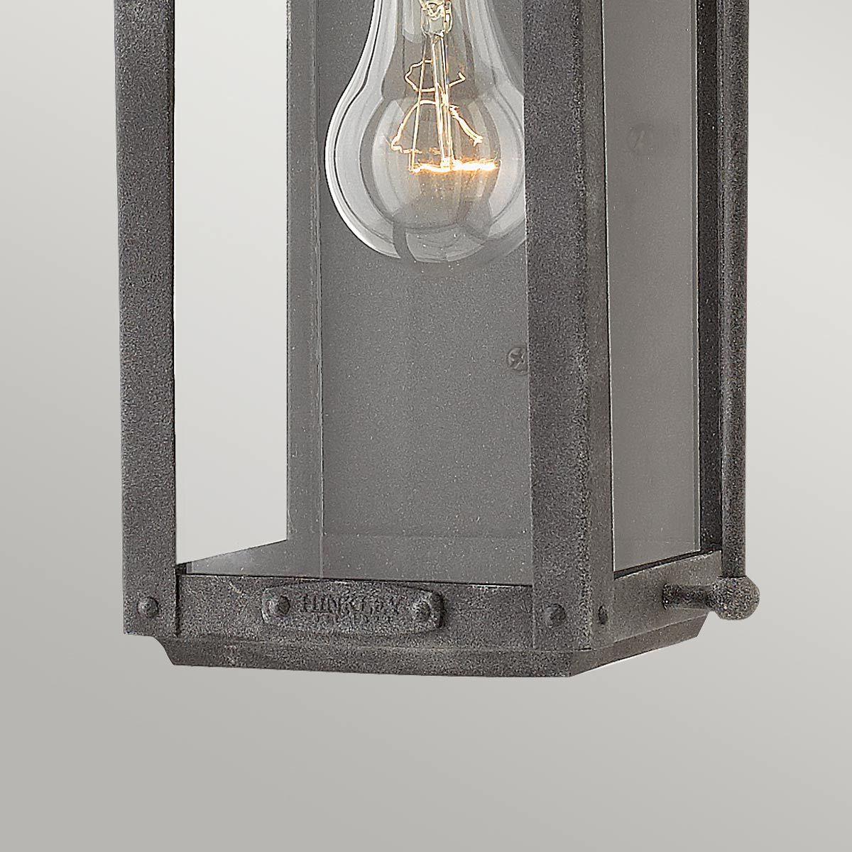 Anchorage 1/2Lt Wall Lantern - Aged Zinc E27 IP44