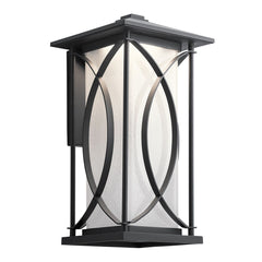 Ashbern 1 Light Small/Medium/Large Outdoor Wall Lantern - Textured Black E27 IP44