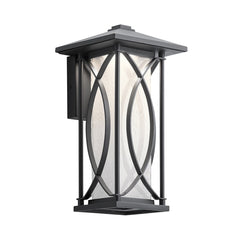 Ashbern 1 Light Small/Medium/Large Outdoor Wall Lantern - Textured Black E27 IP44