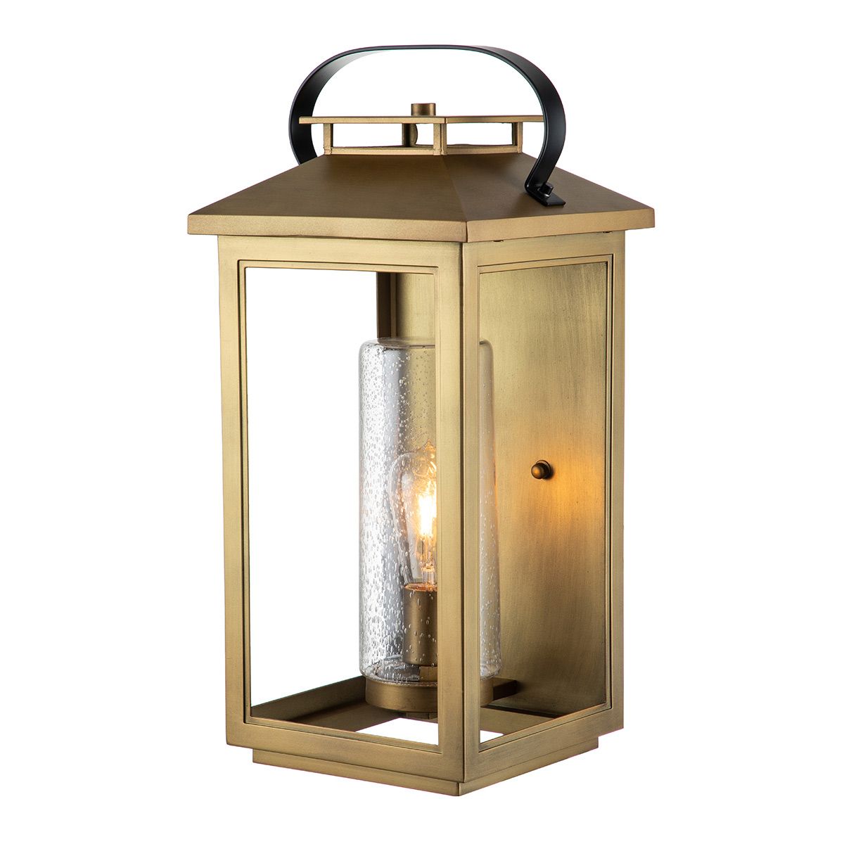 Atwater 1 Light Small/Medium/Large Wall Lantern - Black E27 IP44