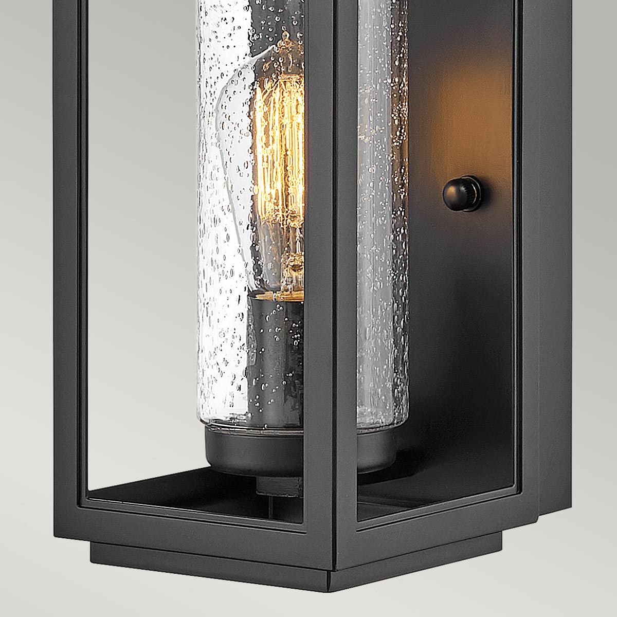 Atwater 1 Light Small/Medium/Large Wall Lantern - Black E27 IP44