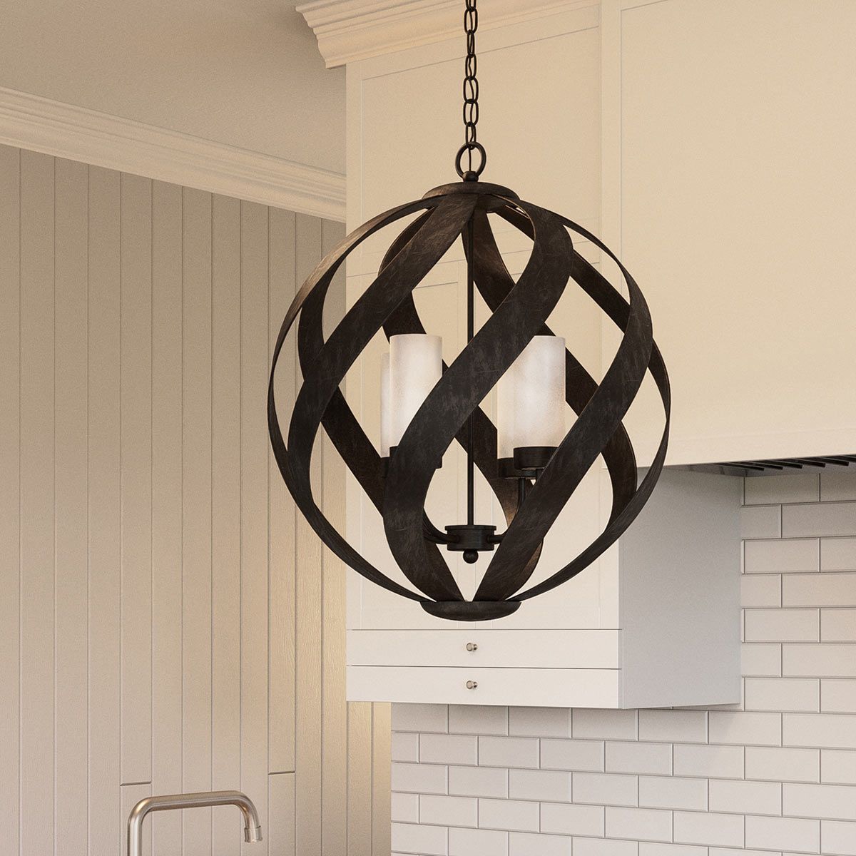 Blacksmith 1/3/4/5Lt Outdoor Pendant - Old Black IP44 E27