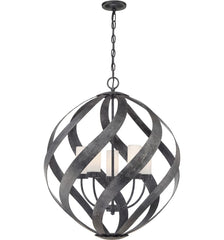Blacksmith 1/3/4/5Lt Outdoor Pendant - Old Black IP44 E27