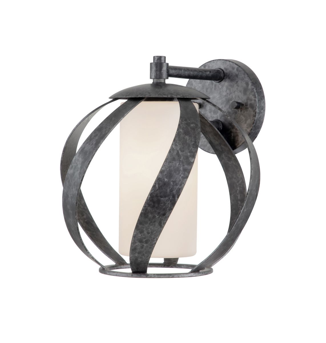 Blacksmith 1 Light Outdoor Outdoor Wall Light - Old Black E27 IP44