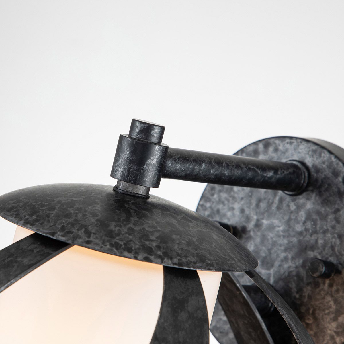 Blacksmith 1 Light Outdoor Outdoor Wall Light - Old Black E27 IP44