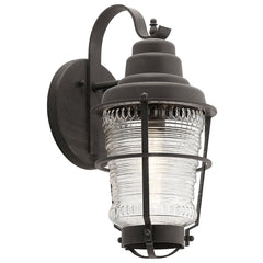 Chance Harbor 1 Light Small /Medium/Large Outdoor Lantern - Weathered Zinc E27 IP44