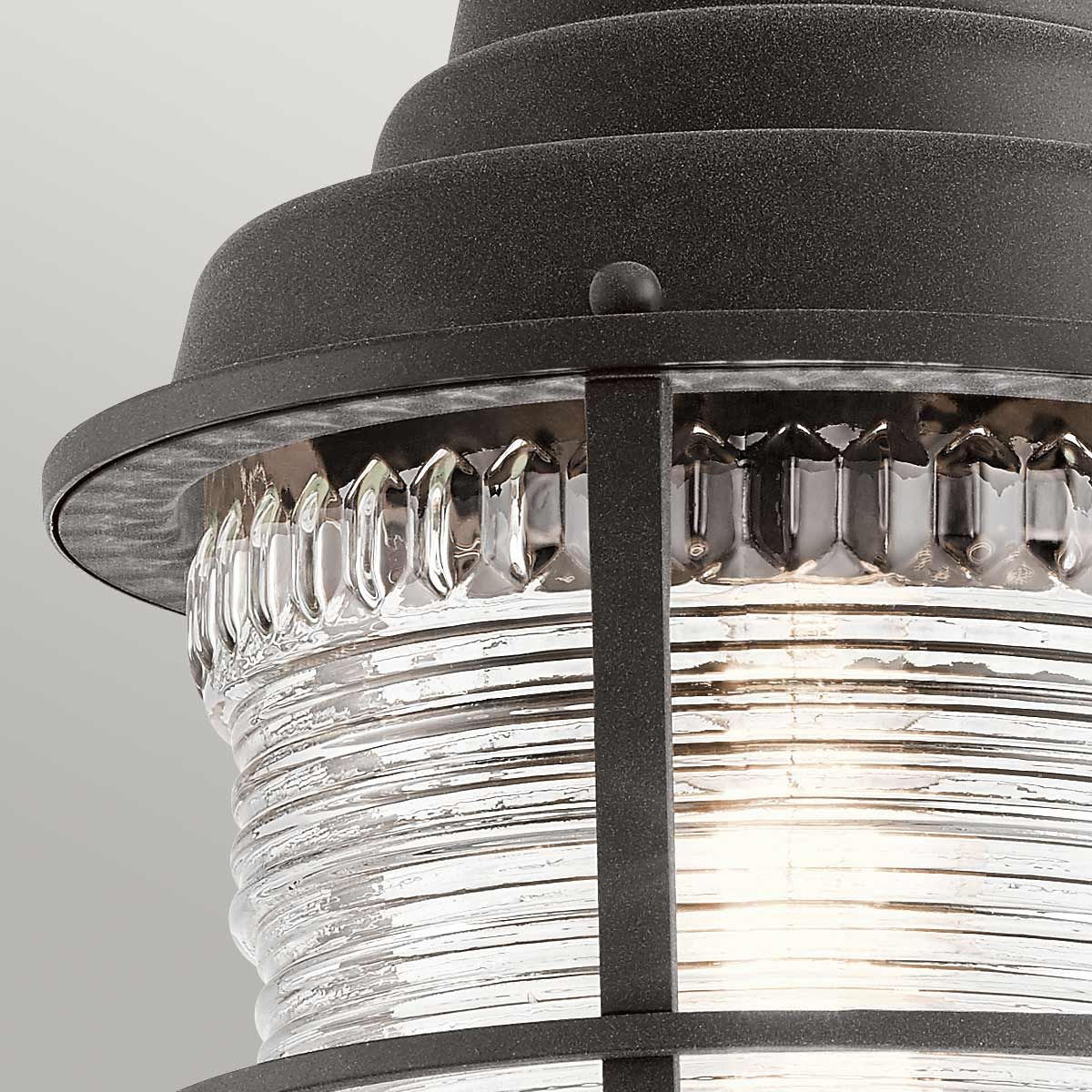 Chance Harbor 1 Light Chain Lantern - Weathered Zinc IP44 E27